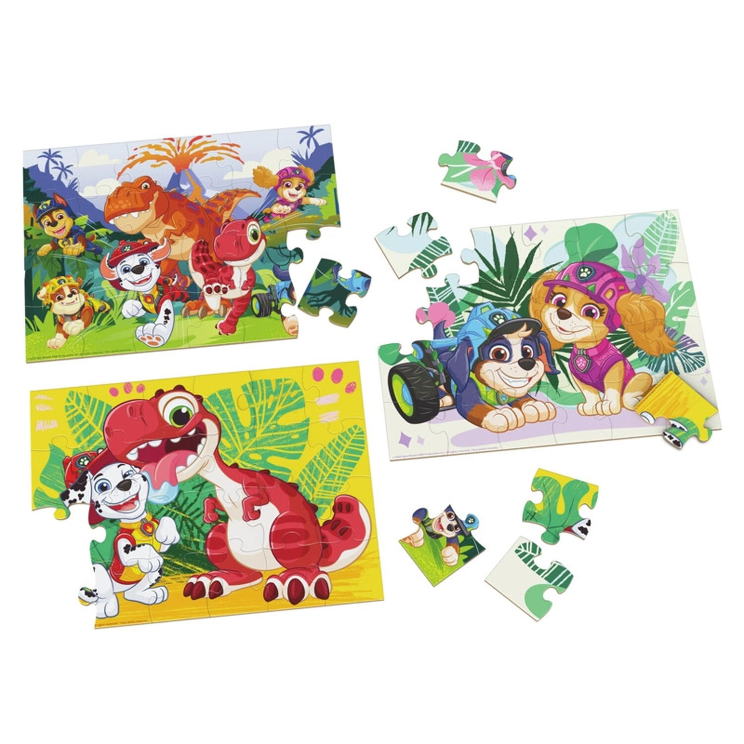 Set de 3 Puzzles de Madera Paw Patrol Movie image number 2.0